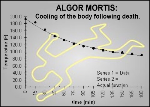 Algor mortis w graphic