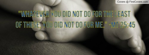 Whatever you did not do