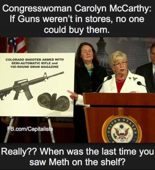 2013_01 McCarthy sounds stupid on guns