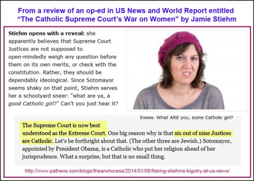 2014_01 08 Review Catholic SCOTUS war on women