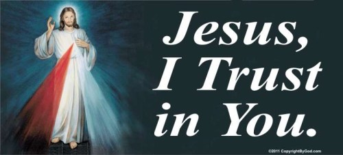 Jesus I trust in You