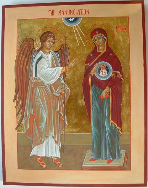 Modern Annunciation icon