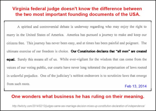 2014_02 13 VA Fed Judge misquotes Declaration of Inde