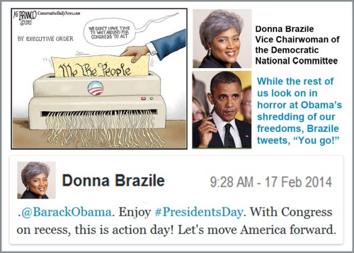 2014_02 17 Brazile tweets encouragement