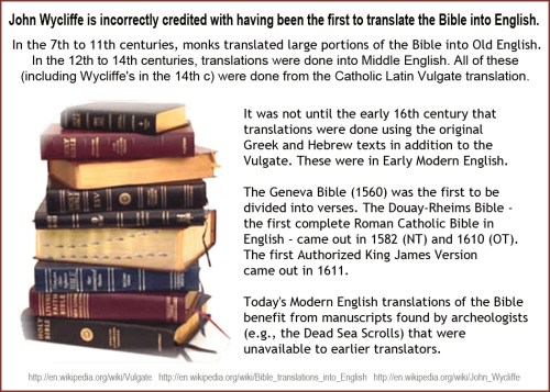 English Bible translations