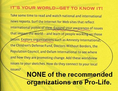 GS curriculum Pro Abort not Pro Life