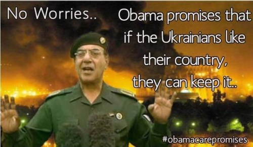2014_03 Obama promises Ukraine