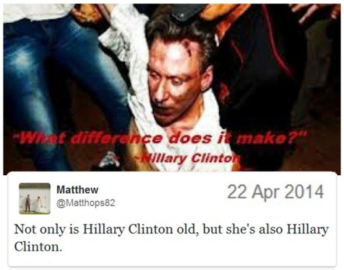 2014_04 22 Plus she's Hillary Clinton