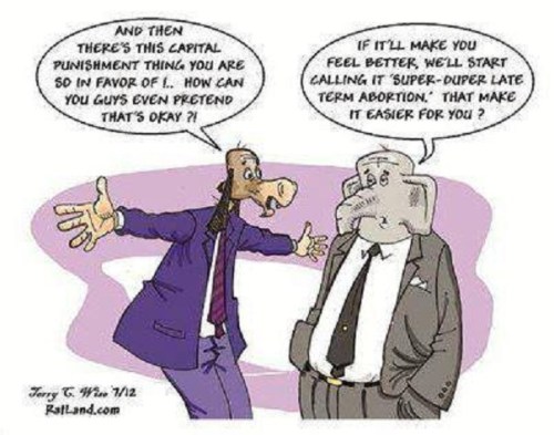 ABORTION and capital punishment