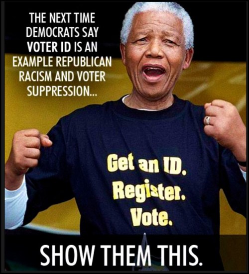 Mandela believed in voter ID