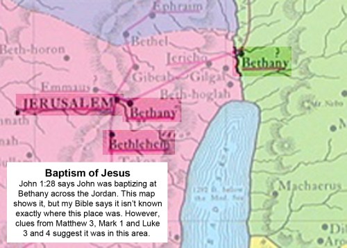 MAP Bethany across the Jordan