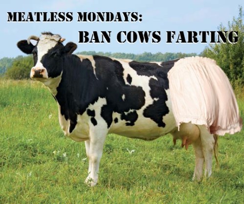 Meatless Mondays ban cow fart