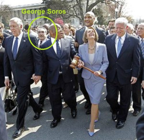 Soros in Obamacare triumphal march