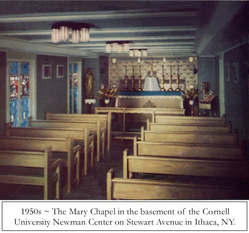 1954 Newman Chapel where C was baptized