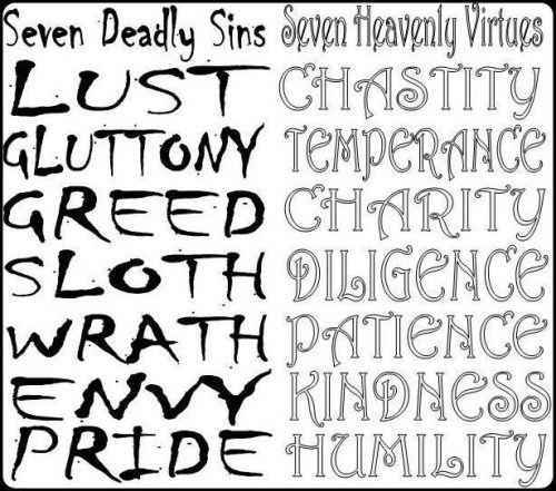 Seven Sins and Virtues