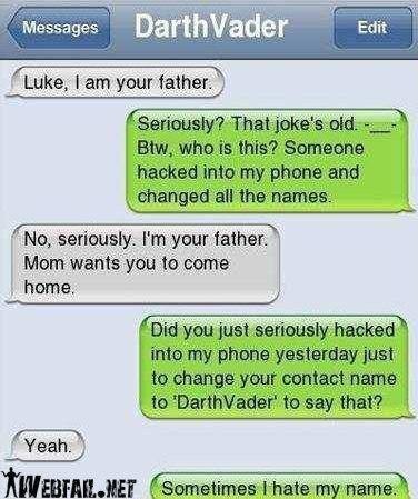 Texting Dad