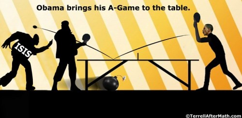 2014_06 17 Obama's A game ISIS by Terrell