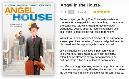 Angel in the House five stars