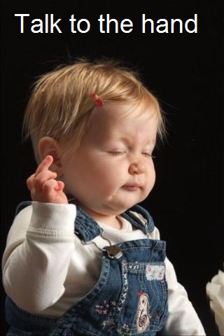 BABY Talk to the hand