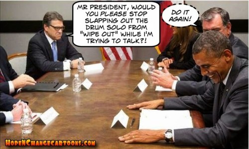 2014_07 09 Obama Perry HomeNChange toon 2