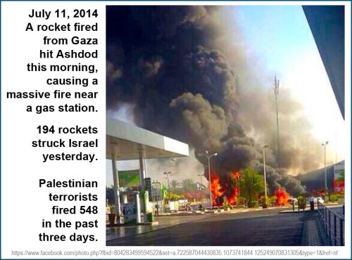 2014_07 11 Hamas shoots 548 rockets at Israel