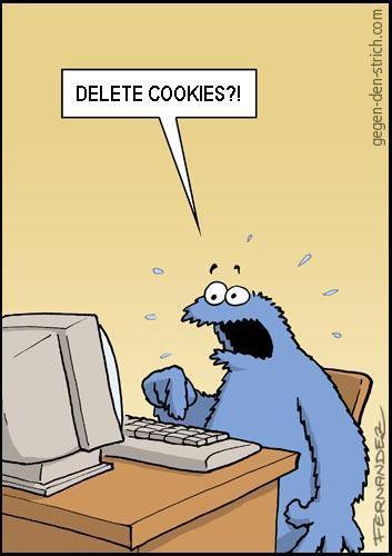 Delete cookies