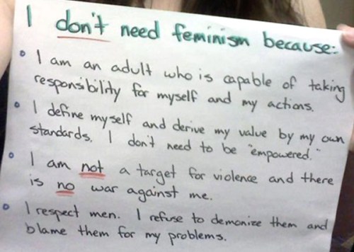 Don'tNeedFeminism 2