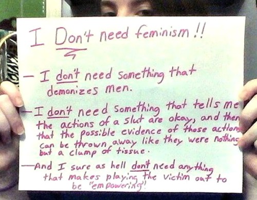 Don'tNeedFeminism 5
