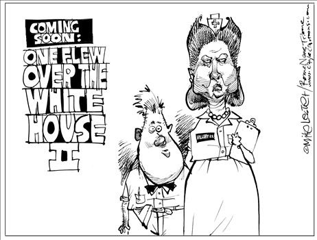 HILLARY One flew over