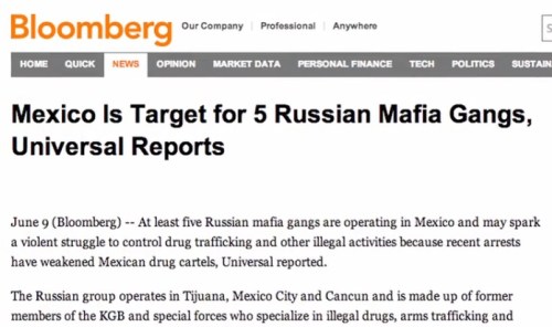 Mexico is target for 5 Russian mafia gangs
