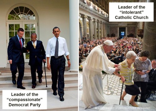 Obama v Pope Francis
