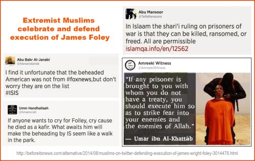 2014_08 Muslims celebrate Foley's execution