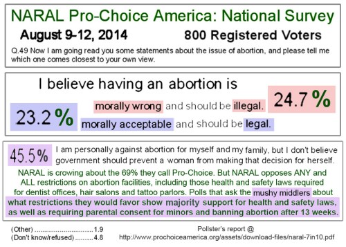 2014_08 NARAL abortion opinion poll