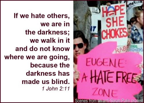 Liberal cognitive dissonance Hope she chokes Hate free zone