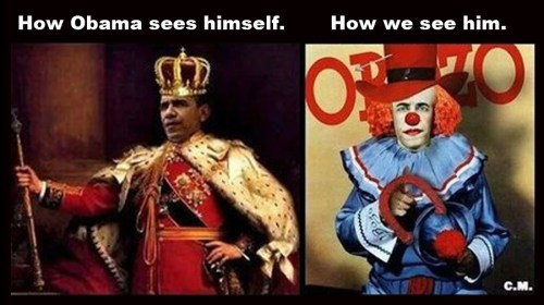 Obama King Clown