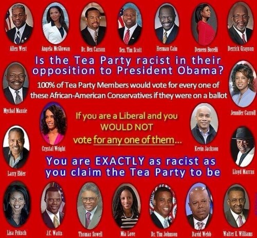 Tea Party is not racist