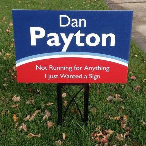 Yard sign