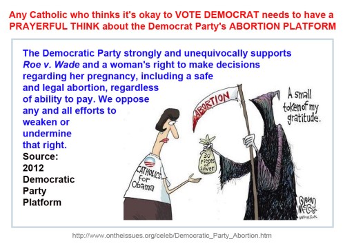 ABORTION Dem Platform