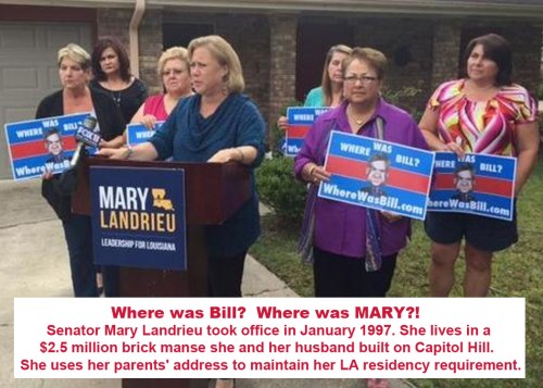 Landrieu has no LA home