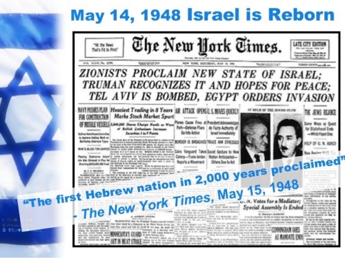 1948_05 14 Israel is reborn NYT