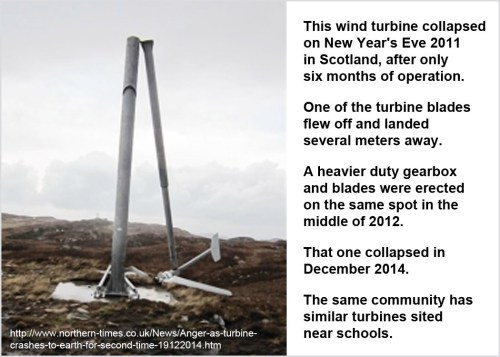 2011_12 Wind turbine in Scotland collapses