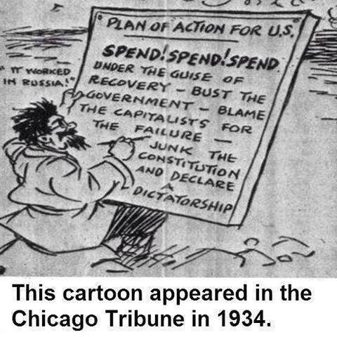 1934 Communist plan toon