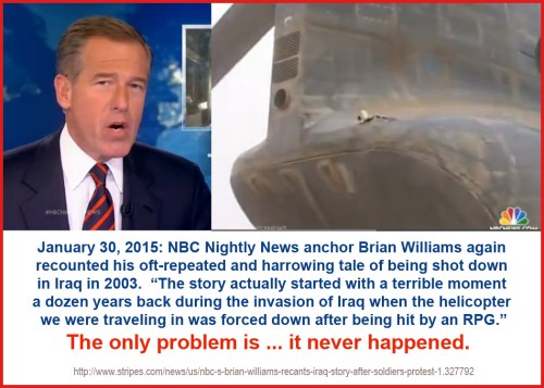 2015_01 30 Brian Williams lies again