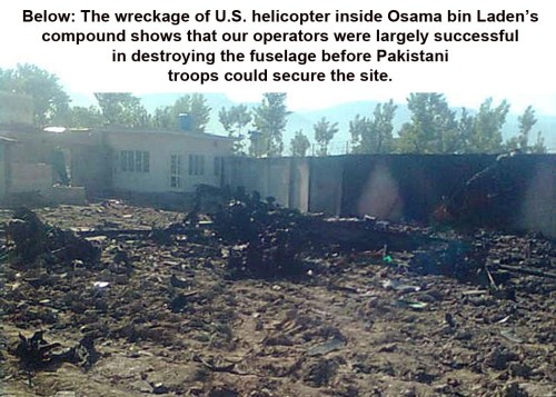 Chopper downed in bin Laden raid - fuselage destroyed