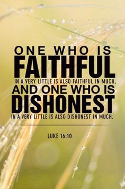 Luke 16 10