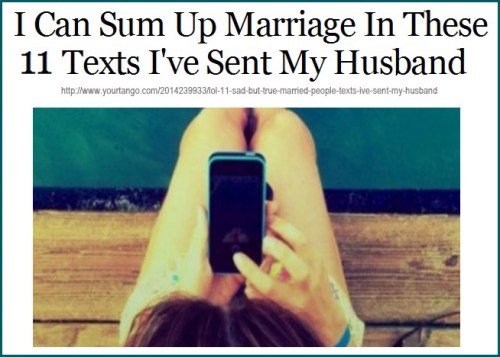 Text marriage