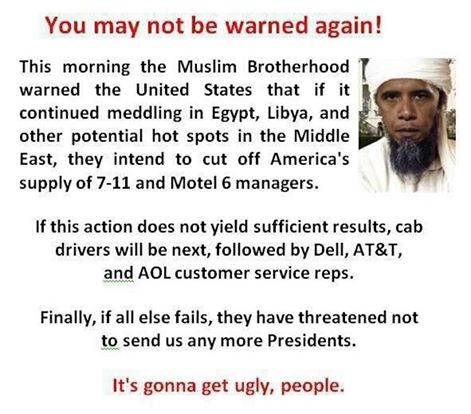 warned