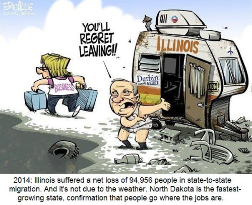 2014 Illinois population drain