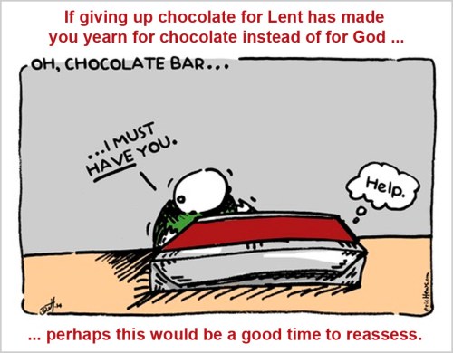 Chocolate and Lent