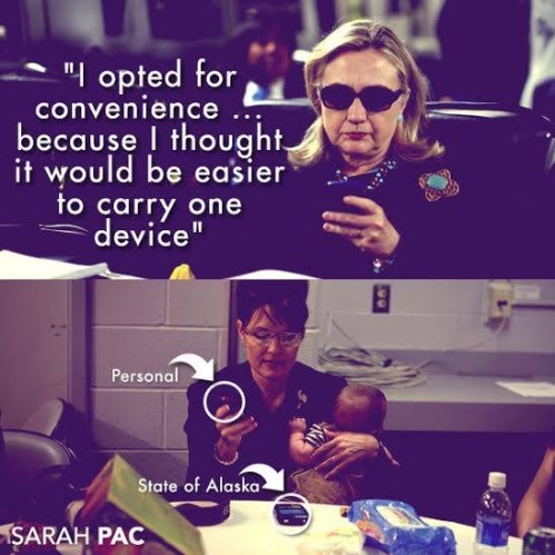 Hillary vs Sarah - phones